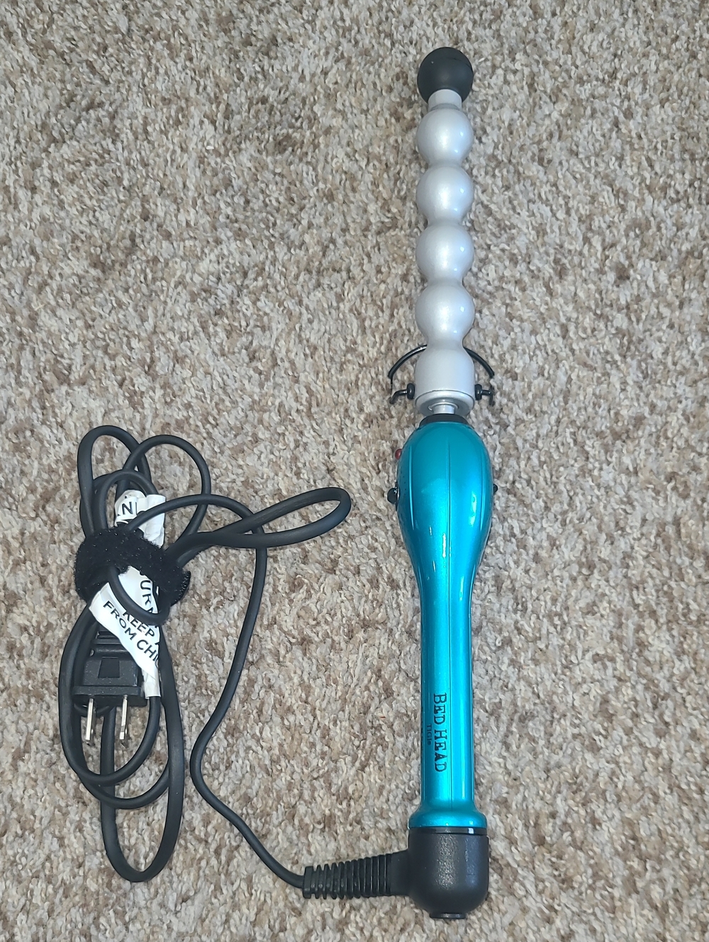 Bed Head Teal Pearl Bubble Wand Curling Iron